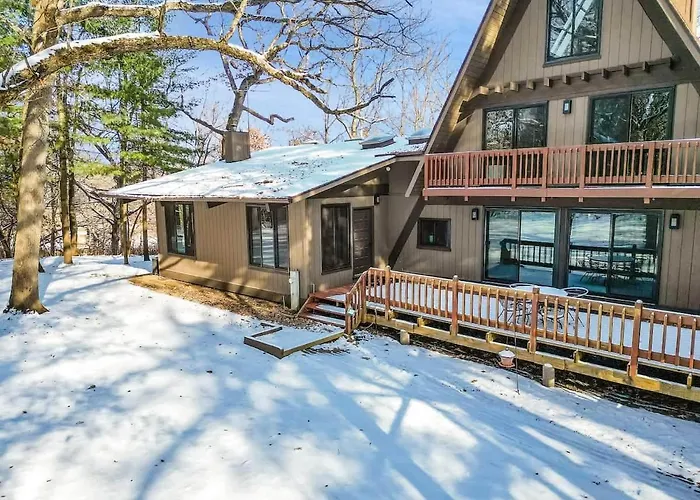 Ferienhaus Private 1 Bed W/loft On 5 Wooded Acres + Rock McHenry